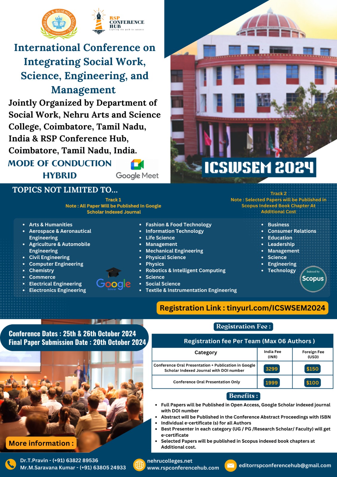 International Conference on Integrating Social Work, Science, Technology, and Management ICSWSEM 2024